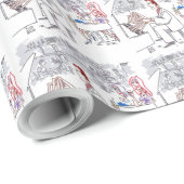 Glanzende vingers inpakpapier (Rol Hoek)