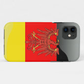 Glanzende vlag Duitsland Case-Mate iPhone Case (Achterkant (horizontaal))