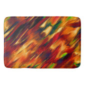 Glanzende vlek van rood naar oranje, een beetje gr badmat (Voorkant)