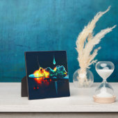 Glanzende Vloeistofdruppel Fotoplaat (Insitu)
