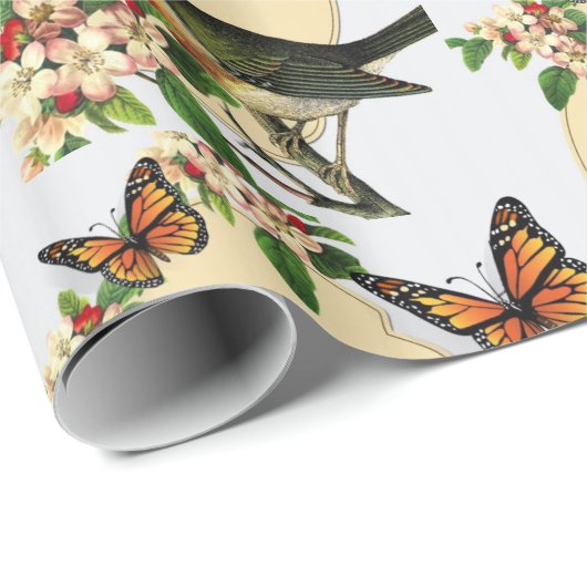 Glanzende  vogel voor het pakken van papier (Rol Hoek)