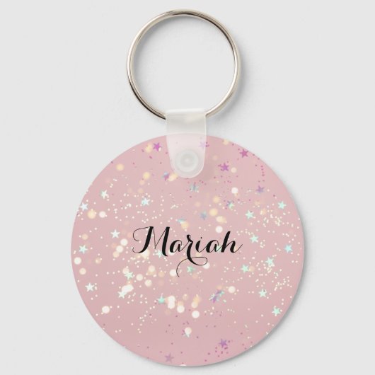Glanzende Vrouwelijke Chic Stijl Sleutelhanger (Voorkant)