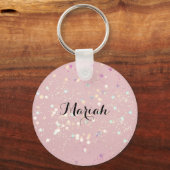 Glanzende Vrouwelijke Chic Stijl Sleutelhanger (Voorkant)