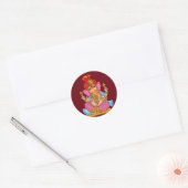 Glanzende Waterdichte Sticker van Heer Ganesha (Envelop)