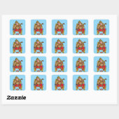 Glanzende Waterdichte Sticker van Heer Ganesha (Vel)