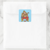Glanzende Waterdichte Sticker van Heer Ganesha (Tas)