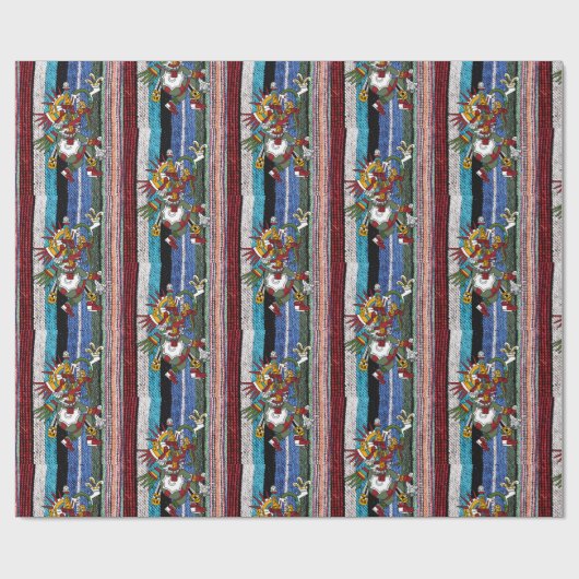 Glanzende wrappers, stripe Aztec Cadeaupapier (Vlak)