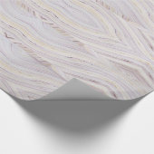 Glanzende wrapping Paper beige Cadeaupapier (Hoek)