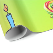 Glanzende wrapping Paper Happy Birthday Cadeaupapier (Rol Hoek)