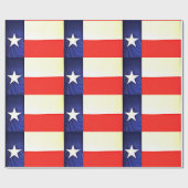 Glanzende wrapping Paper - Texas Flag Cadeaupapier (Vlak)