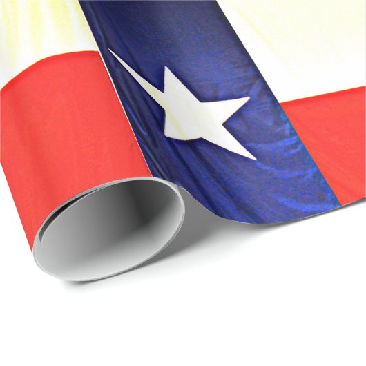 Glanzende wrapping Paper - Texas Flag Cadeaupapier (Rol Hoek)