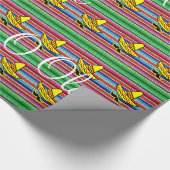 Glanzende wrapping Paper Viva Mexican Ole Ola Cadeaupapier (Hoek)