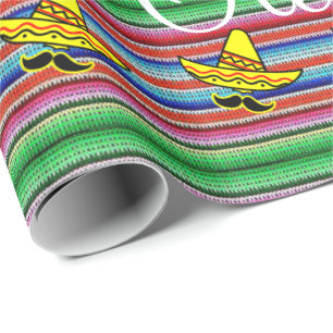 Glanzende wrapping Paper Viva Mexican Ole Ola Cadeaupapier