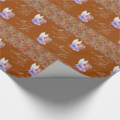 Glanzende wrapping Papier Paisley Angel (Hoek)