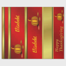 Glanzende wrapping papier, Thanksgiving, kleurrijk Cadeaupapier