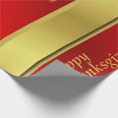 Glanzende wrapping papier, Thanksgiving, kleurrijk Cadeaupapier (Hoek)