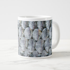 Glanzende Zalm Schubben Grote Koffiekop