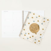 Glanzende Zeemeermin Blauw Goud Glitter Planner (Display)