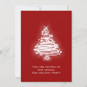 Glanzende Zen kerstboom Kaart (Voorkant)