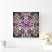 Glanzende Zen Lotus Klok (Huis)