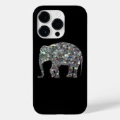 Glanzende zilveren mozaïek Olifant iPhone 6 Plus Case-Mate iPhone Case (Achterkant)