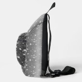 Glanzende Zilveren Schoudertas Sling Bag (Rechts)