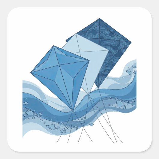 Glanzende Zilveren WATERFALL Sticker Afbeelding (Voorkant)