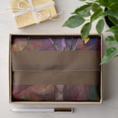 Glanzende zonnebloem Elegant Collectie Tissuepapier (Geschenk)