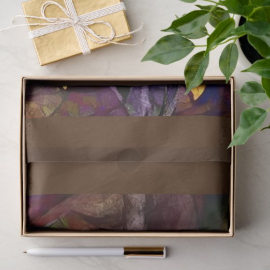 Glanzende zonnebloem Elegant Collectie Tissuepapier (Geschenk)