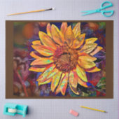 Glanzende zonnebloem Elegant Collectie Tissuepapier (Craft)