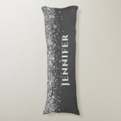 Glanzige faux Glitter Aesthetics Lichaamskussen (Voorkant Verticaal)