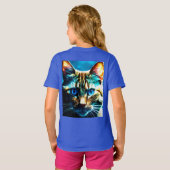 Glare of the Night – Kinder Basic Cat T-Shirt (Achterkant volledig)
