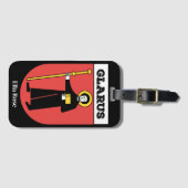 Glarus - wapenschild | Kantons van Zwitserland Bagagelabel (Voorkant (horizontaal))