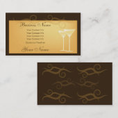 Glas С hampagne-Visitekaartjes Visitekaartje (Voorkant / Achterkant)