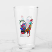 Glas 010 - Rooster (Achterkant)