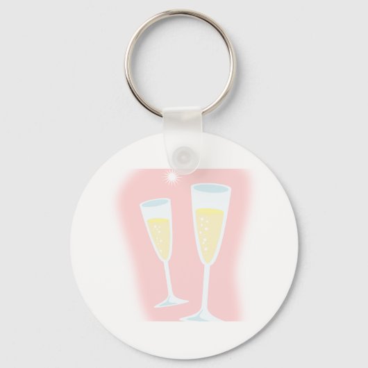 glas-29185 glazen flacon cartoon drink alcohol sleutelhanger (Voorkant)