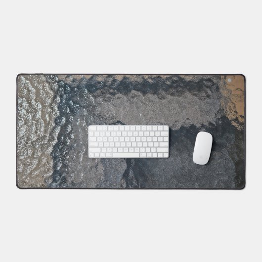 Glas abstract ontwerp bureaumat (Keyboard & Muis)