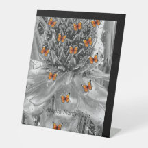 Glas Ananas Bloem & Butterfies Kunst