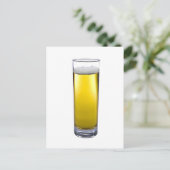 glas bier briefkaart (Staand voorkant)