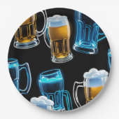 Glas Bier Mokken Papieren Bordje (Voorkant)