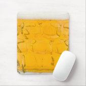 glas bier mousepad muismat (Met muis)