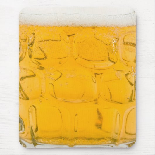 glas bier mousepad muismat (Voorkant)