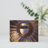 glas briefkaart (Staand voorkant)