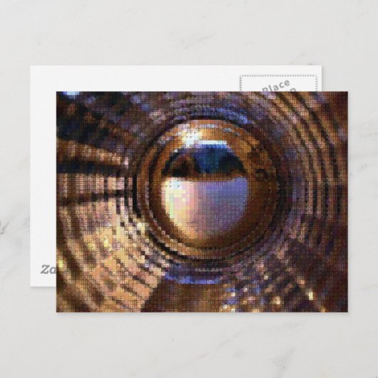 glas briefkaart (Voorkant / Achterkant)