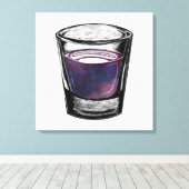 glas canvas afdruk (Insitu (Houten vloer))