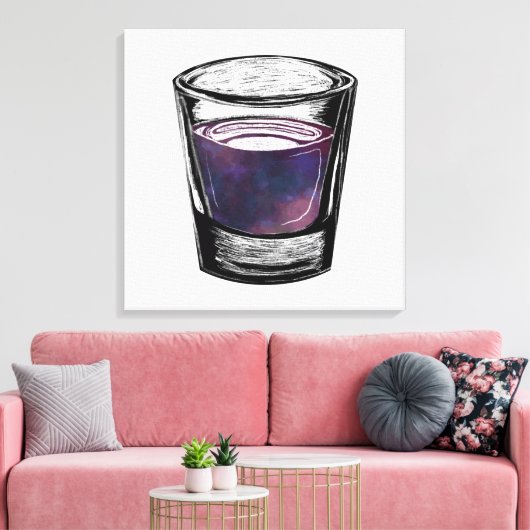 glas canvas afdruk (Insitu (Woonkamer))