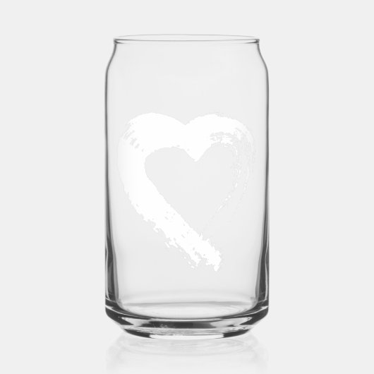 Glas Drinkware Moon Hart (Voorkant)
