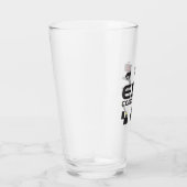 Glas - EDCC-logo in zwart-wit met kleuren (Rechts)