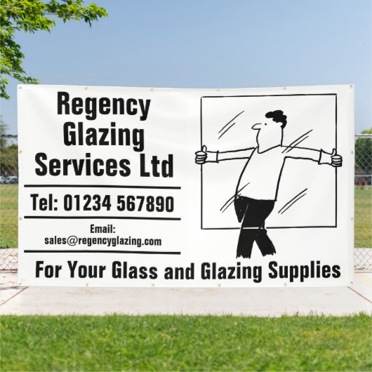 Glas en Beglazing Spandoek (Buitenkant)