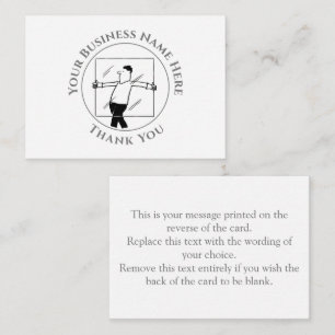 Glas en Glazen Hartelijk dank Notitiekaartje